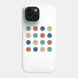 Mini Smiley Faces Bundle - Summer 2022 Color Palette Phone Case