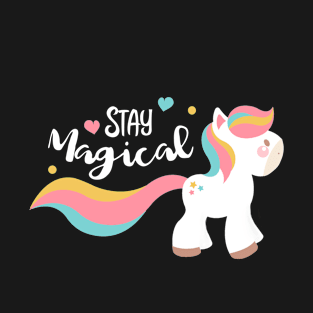 Colorful unicorn  design T-Shirt