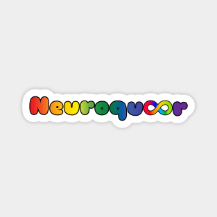 Neuroqueer lgbt gay rainbow flag infinity neurodivergent autistic pride Magnet