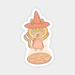 Pizza Witch - Simplified Magnet