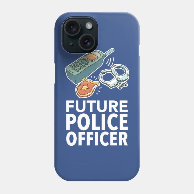 Future Police Officer Phone Case by Design Seventytwo