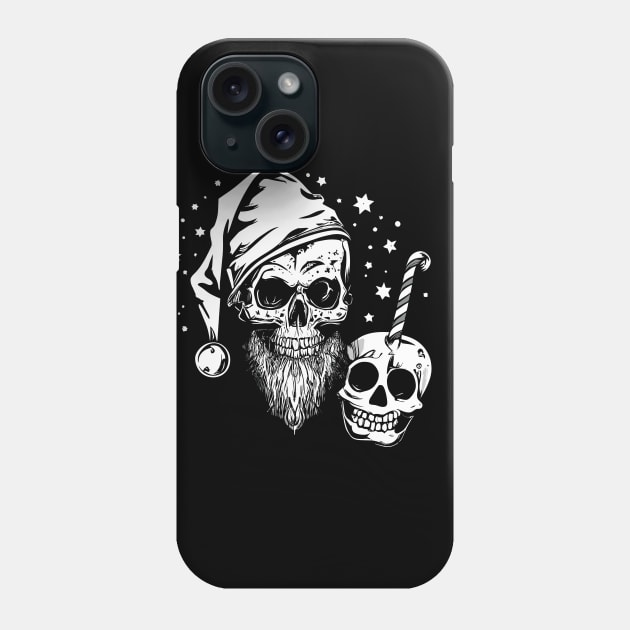 Santa Skull Collection 2 Phone Case by DNT Designs