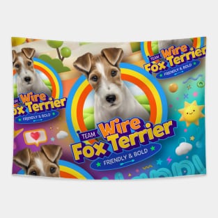 Wire Fox Terrier Puppy Tapestry