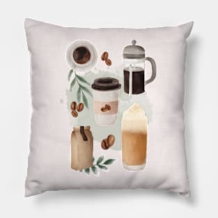 Coffee Lover Gift Idea Pillow