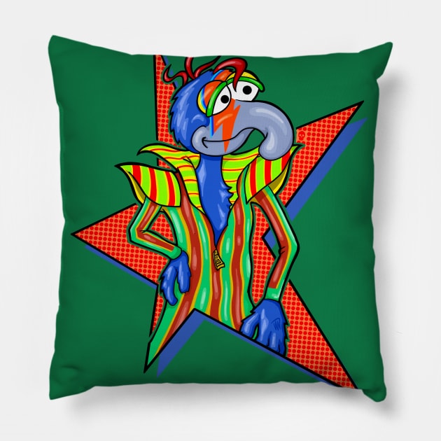 The weirdo who sold the world Pillow by Rosebear