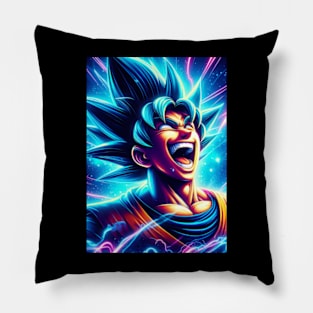 Goku super saiyan laugh Pillow