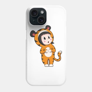 Tiger Girl Costume Phone Case