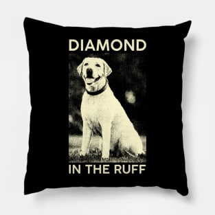 Diamond in the Ruff Pillow