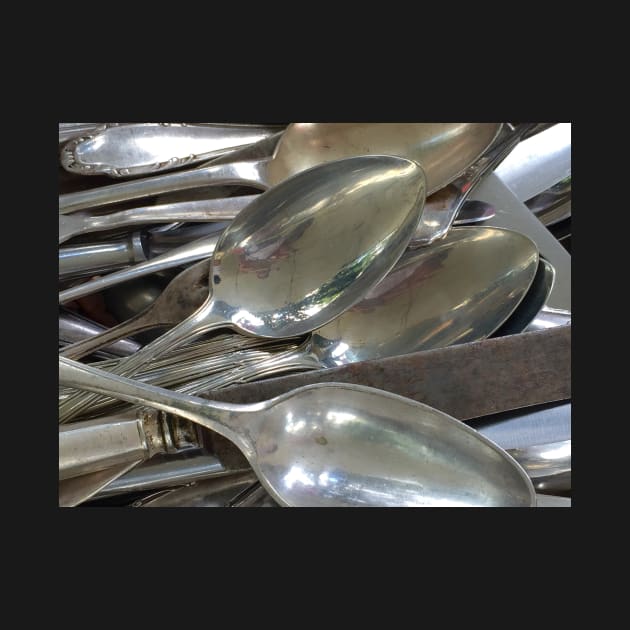 Spoons and Knife by ephotocard