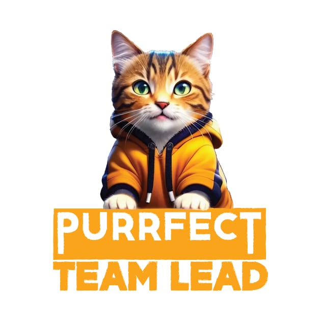 Just a Purrfect Team Lead Cat by Dmytro