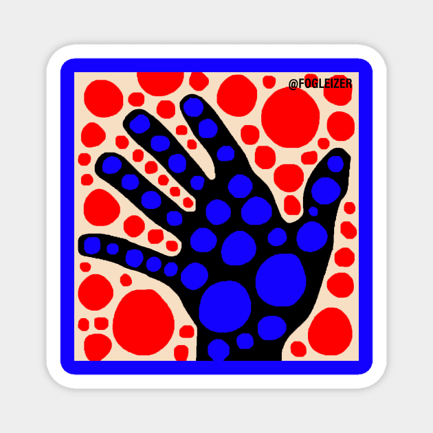 Hands 10 Magnet by fogleizer