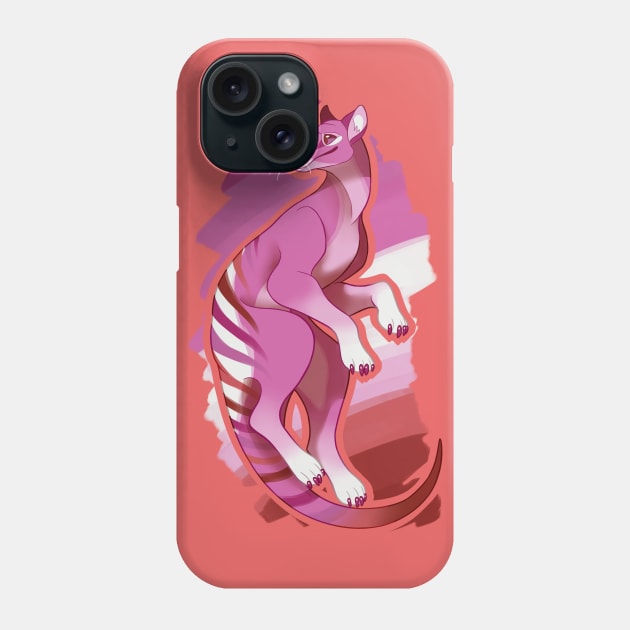 Lesbian Thylacine Phone Case by candychameleon