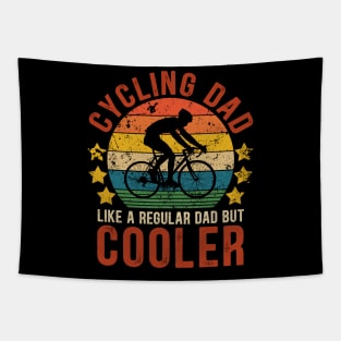 Cycling Dad Funny Vintage Cycling Father's Day Gift Tapestry