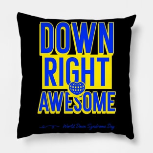 Down Right Awesome Pillow