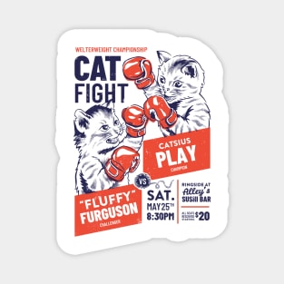 Cat Fight - Light Magnet