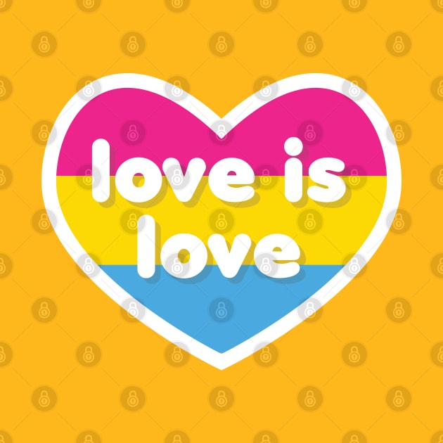 Love is love [Pansexual] by deadbeatprince typography