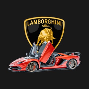 Lamborghini SVJ Supercar Products T-Shirt