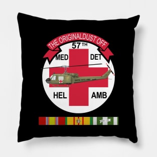 57th Medical Company - Orignial Dustoff - Vietnam w VN SVC Pillow