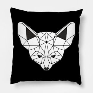 Geometric Fox Pillow