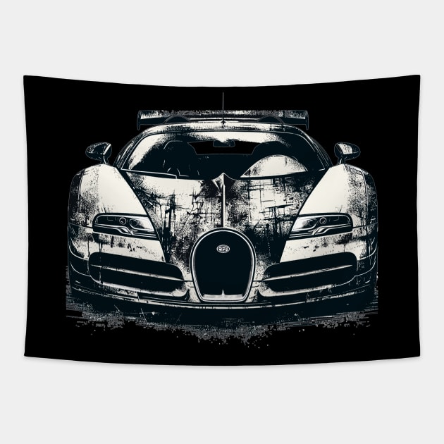 Bugatti Veyron Tapestry by Vehicles-Art