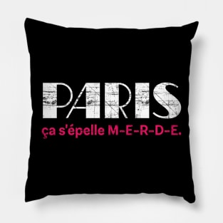 Taxi Girl --- Paris Pillow