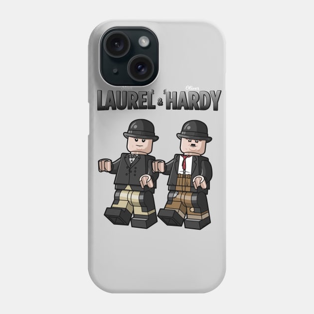 LEGO Laurel and Hardy Phone Case by schultzstudio