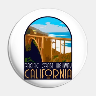 Pacific Coast Highway Decal Pin