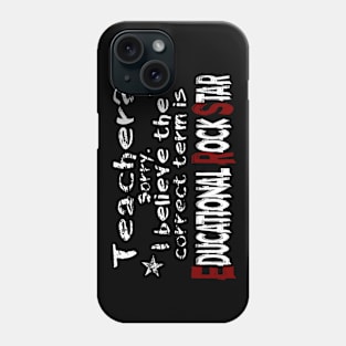 Educational Rock Star Phone Case