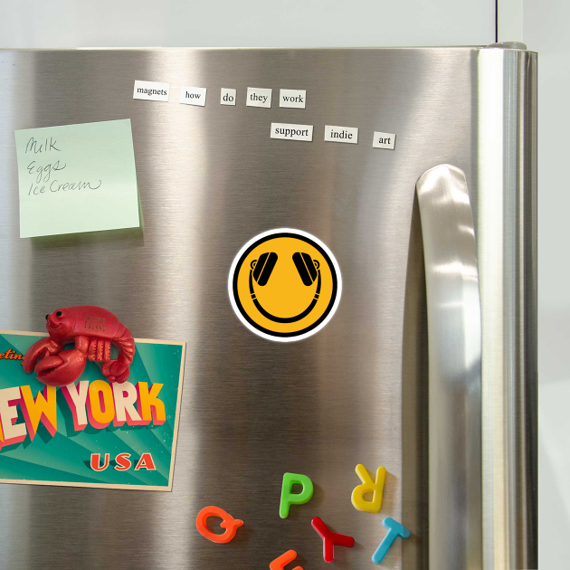 Smiley Emoji Headphones by Stylecombinator