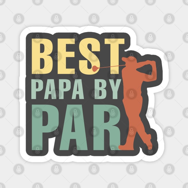 Best Papa By Par Magnet by cbpublic