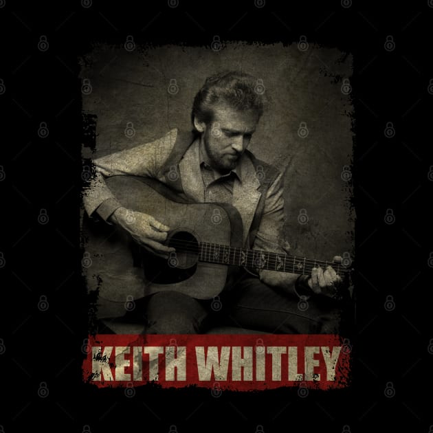 TEXTURE ART-Keith Whitley - RETRO STYLE 1 by ZiziVintage