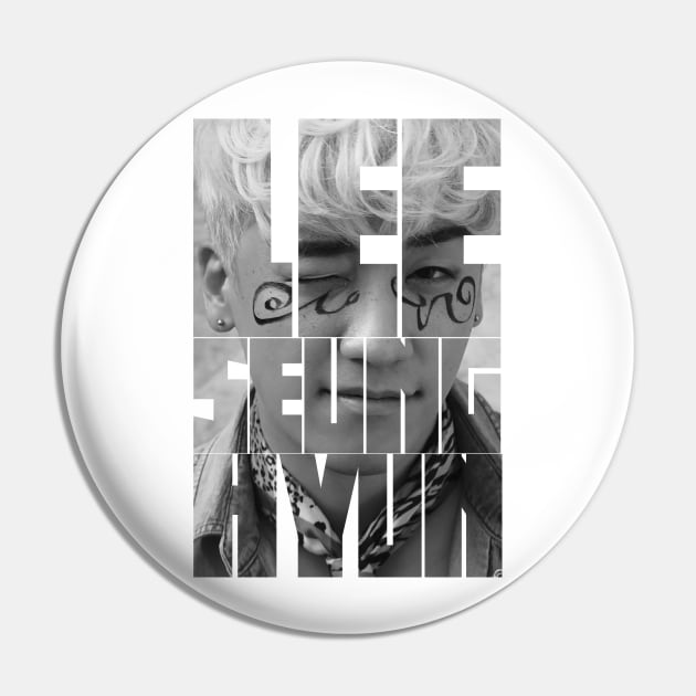 BIGBANG Seungri Typography Pin by iKPOPSTORE