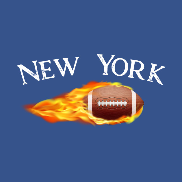 Discover Football New York Ball on Fire Sports - Football - T-Shirt