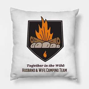 Husband and Wife camping Pillow