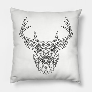 Polygon Deer Pillow