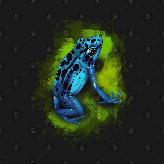 Poison dart frog by Chillateez 