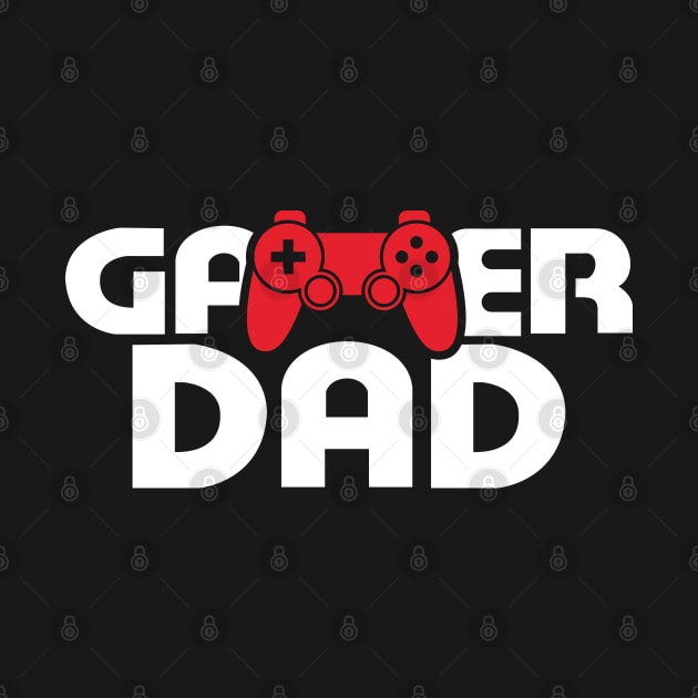 gamer dad for Gamer Pc Consoles Gift T-Shirt by Upswipe.de