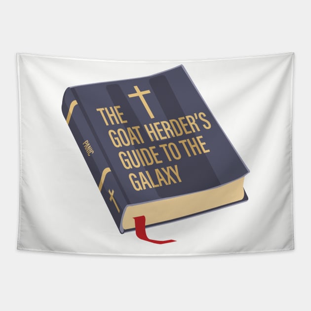 Atheist Gear - Bible Spoof Tapestry by Vector Deluxe