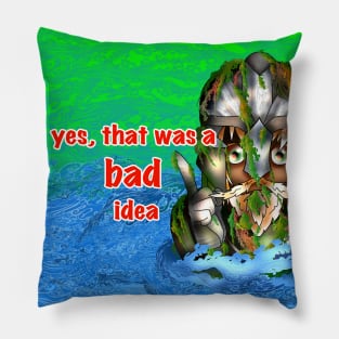 bad idea dnd dwarf Pillow