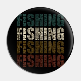 Fishing Dad - Funny Fish Lovers Gift For Papa Pin