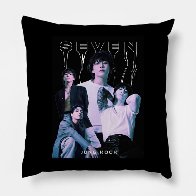 JungKook Seven Pillow by JUUZSUZZ