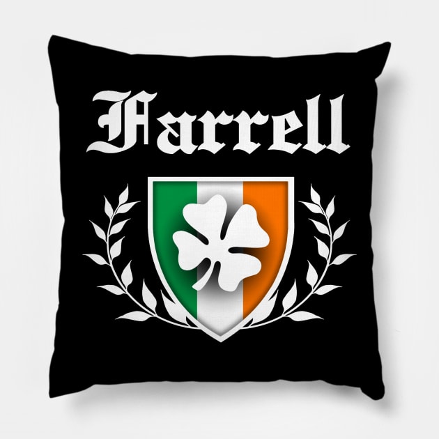 Farrell Shamrock Crest Pillow by robotface