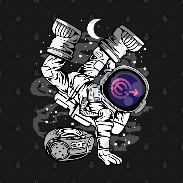 Hiphop Astronaut Evergrow Crypto EGC Coin To The Moon Crypto Token Cryptocurrency Wallet Birthday Gift For Men Women Kids by Thingking About