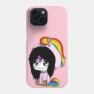 creepypasta unicorn (nina the killer) Phone Case