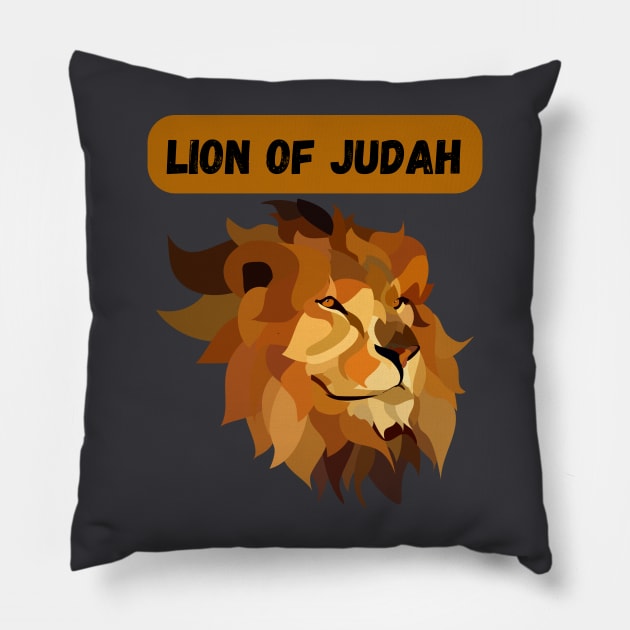 Lion of Judah Pillow by Megaluxe 