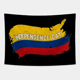 Flag colombia independence day Tapestry