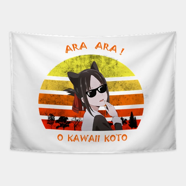 Ara Ara o Kawaii Koto Shirt Kaguya Shinomiya Tapestry by Bam-the-25th