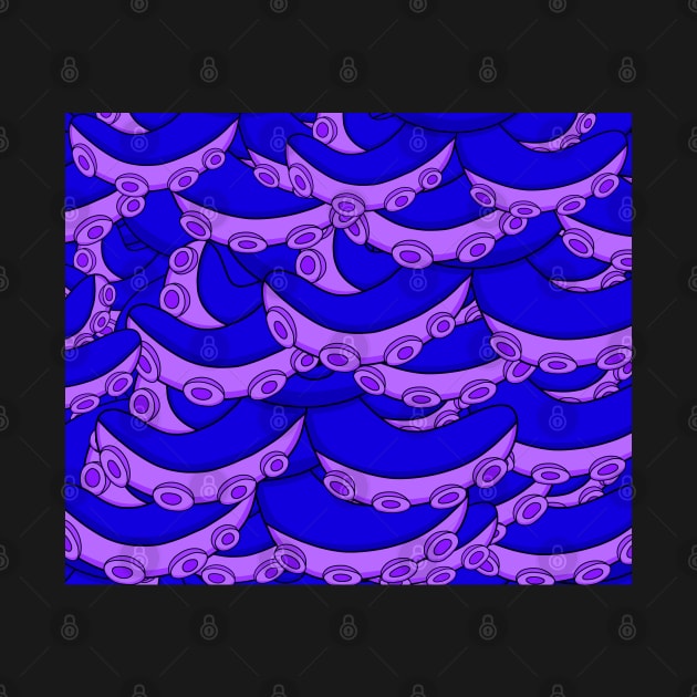 Purple Octopus Tentacle Patterns by pako-valor