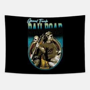 Inside Looking Out Revival Iconic Funk Railroad Nostalgia Fashion Tapestry