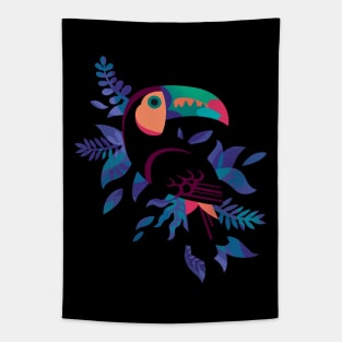 Toucan Silhouette 4 Tapestry